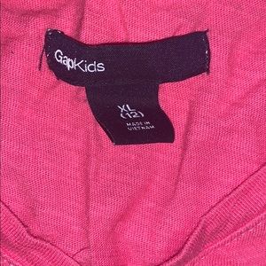 GAP Shirts & Tops - Hot Pink GapKids V Neck Long Sleeve Shirt GAP Shirts & Tops - Hot Pink GapKids V Neck Long Sleeve Shirt